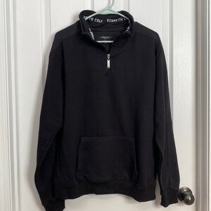 Kenneth Cole NY Fleece Pullover Black Large